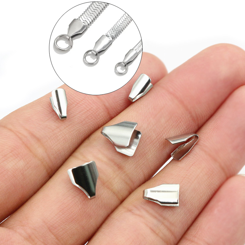 Jewelry Making Equipment - 100pcs Stainless Steel 2-7mm Flat Cords