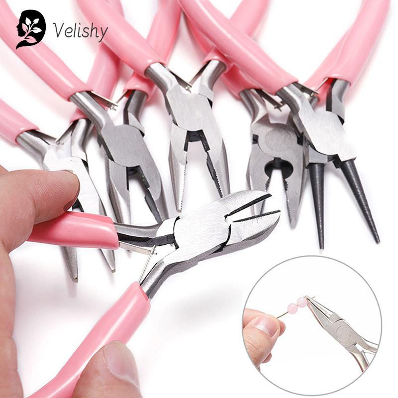 Jewelry Making Round Nose Pliers - 1PC Mini Pliers Diagonal Round Bent