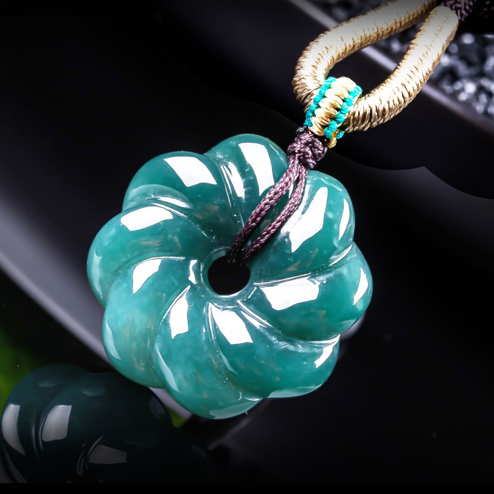 Natural Burmese Jadeite Flower - Jewelry Making With Stones ulasan dan harga