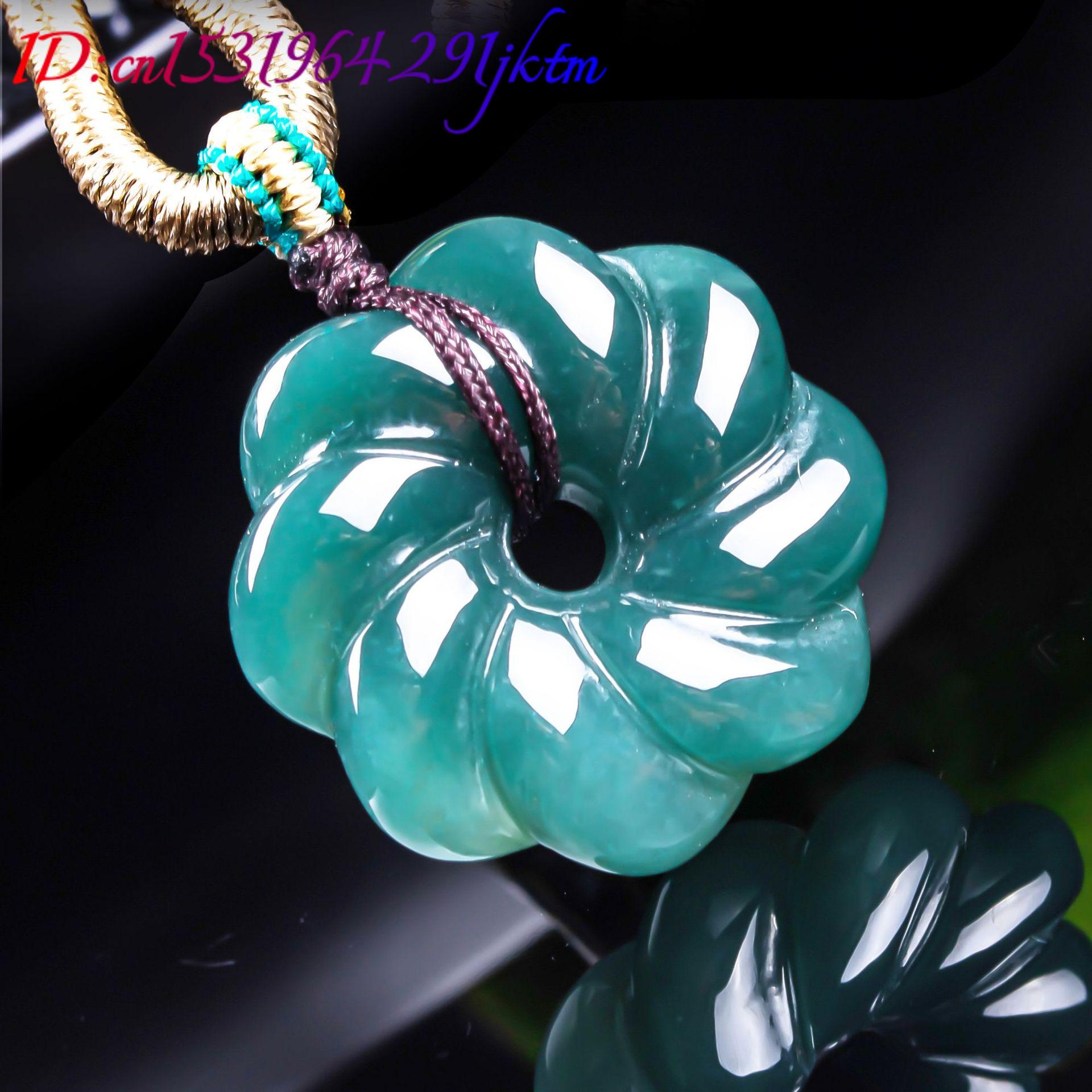 Natural Burmese Jadeite Flower - Jewelry Making With Stones ulasan dan harga