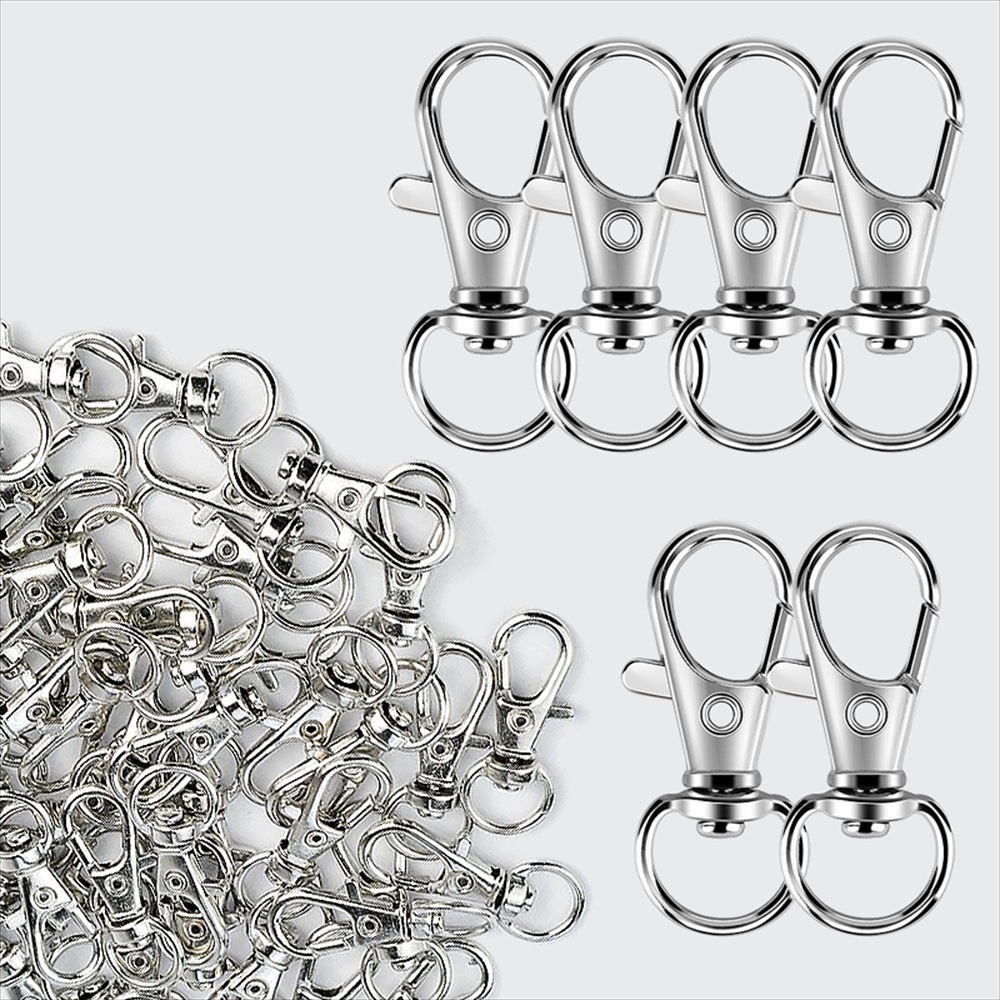 25-200Pcs Metal Swivel Snap Ho - Jewelry Making Rings ulasan dan harga
