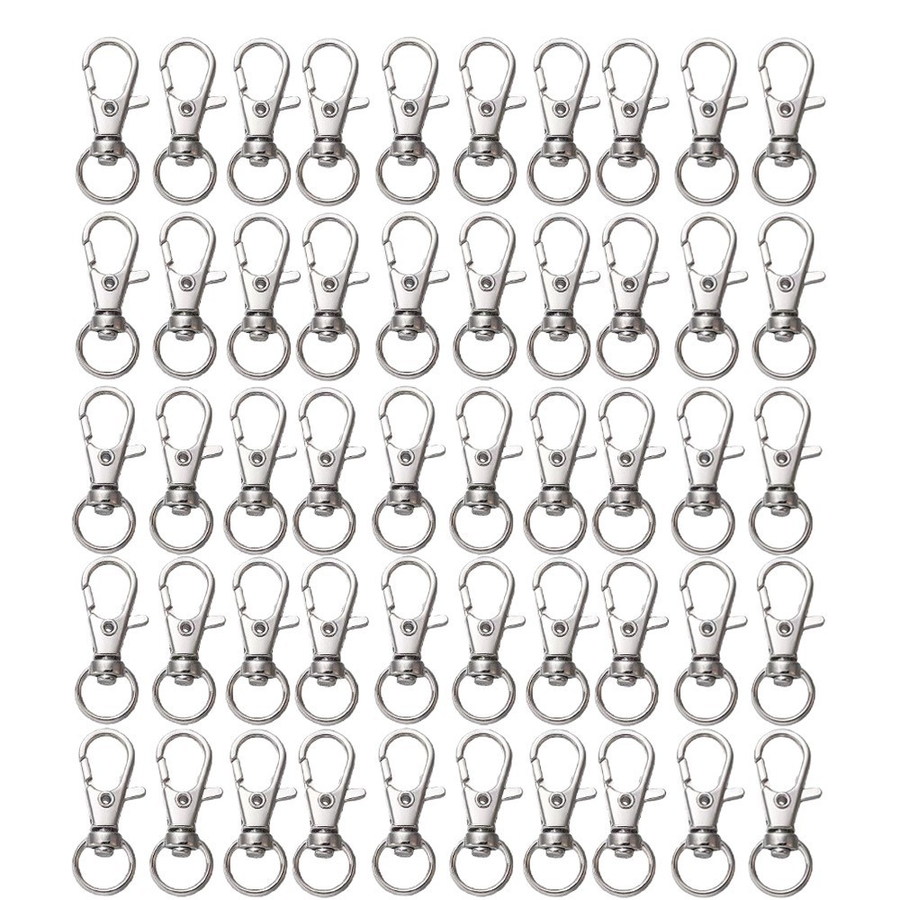 25-200Pcs Metal Swivel Snap Ho - Jewelry Making Rings ulasan dan harga