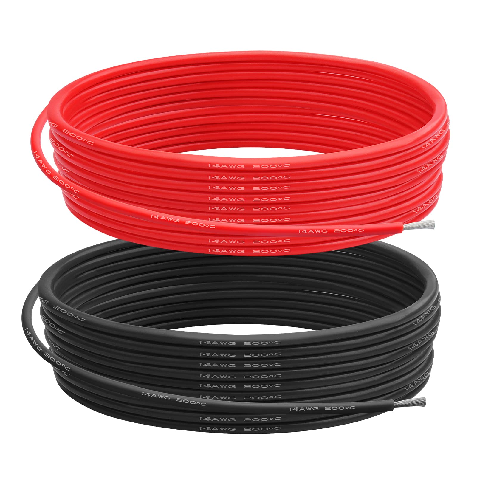 Black Red Silicone Electrical  - Wire 22 Gauge Copper ulasan dan harga