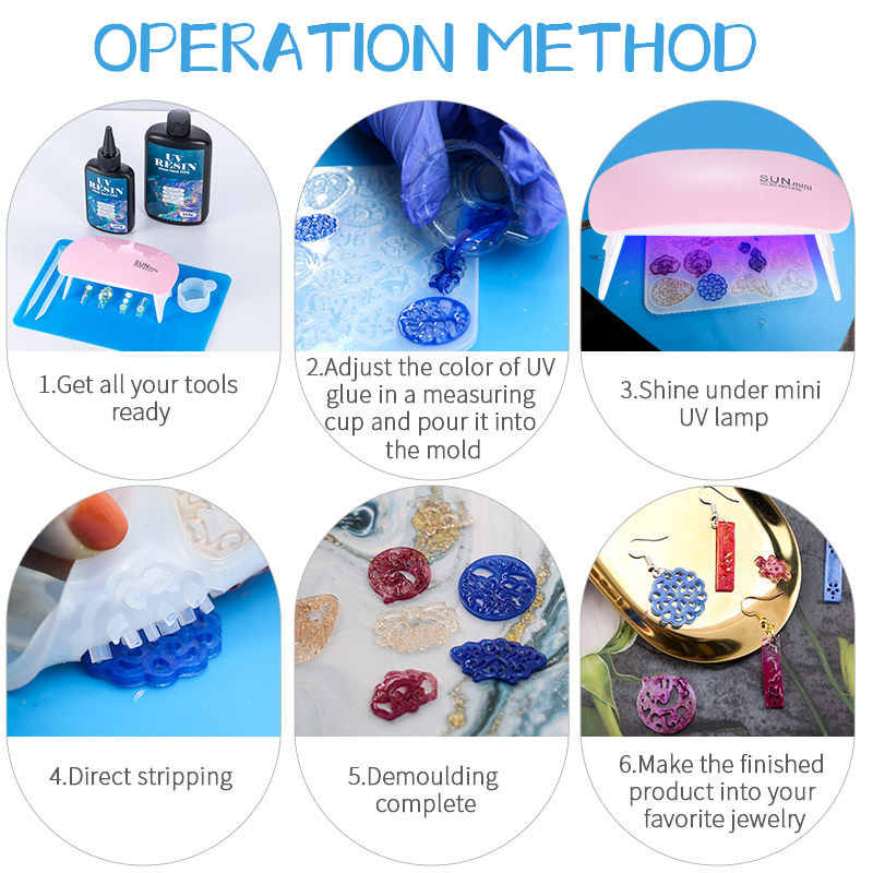 100/200/300g UV Resin Hard Typ - Jewelry Making Uv Resin Kit ulasan dan harga