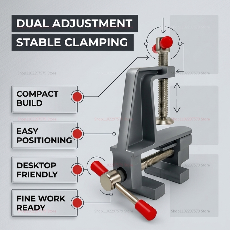 Aluminum Mini Table Bench Vice - Jewelry Making Vise ulasan dan harga