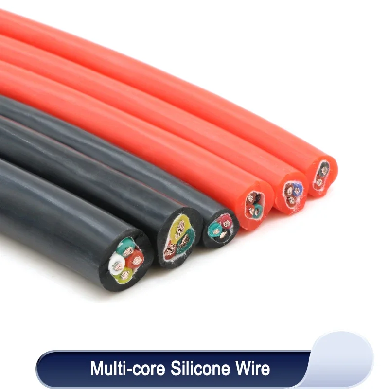 1/5M 2 3 4 5 Cores Flexible Si - Wire 22 Gauge Copper ulasan dan harga