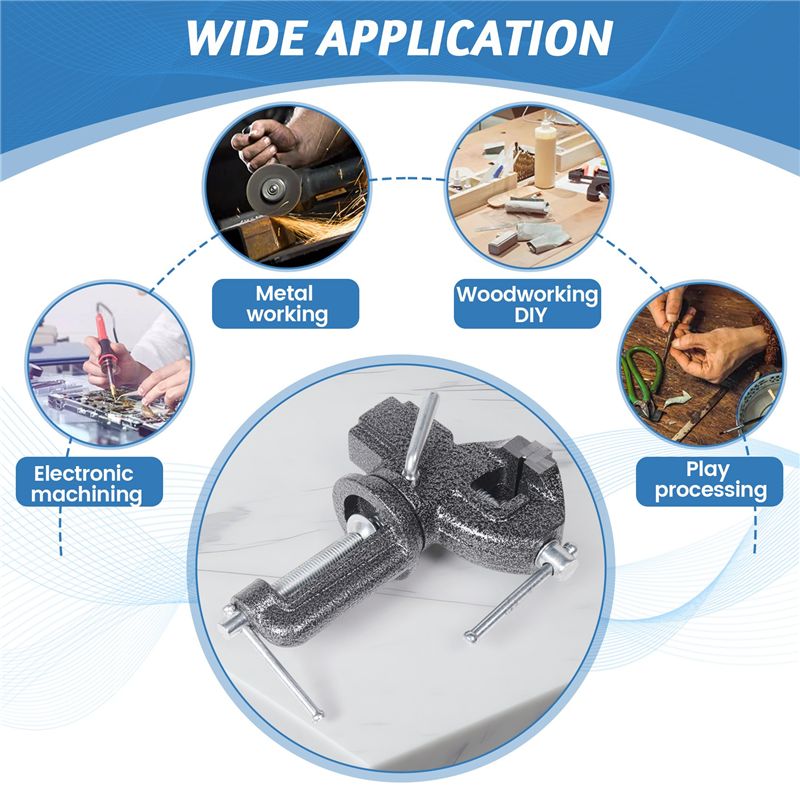 AC88-50Type Table Vise 360° Un - Jewelry Making Vise ulasan dan harga