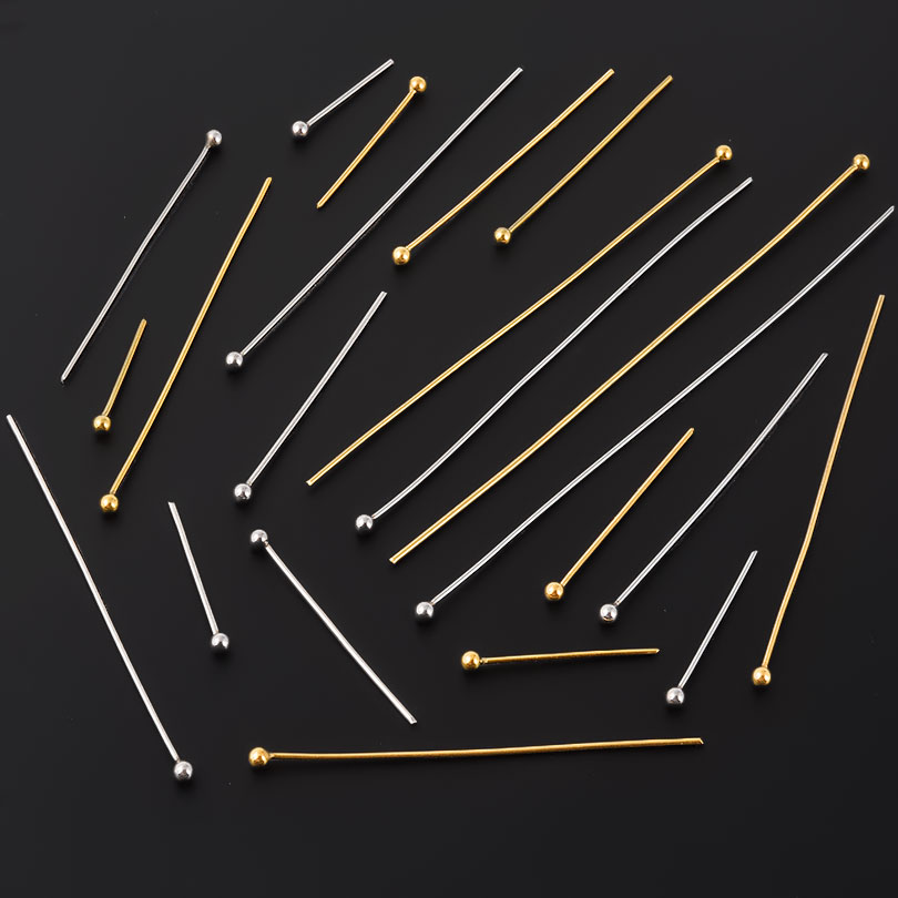 50pcs/Lot 18K Gold Plated Ball - Jewelry Making Drill ulasan dan harga