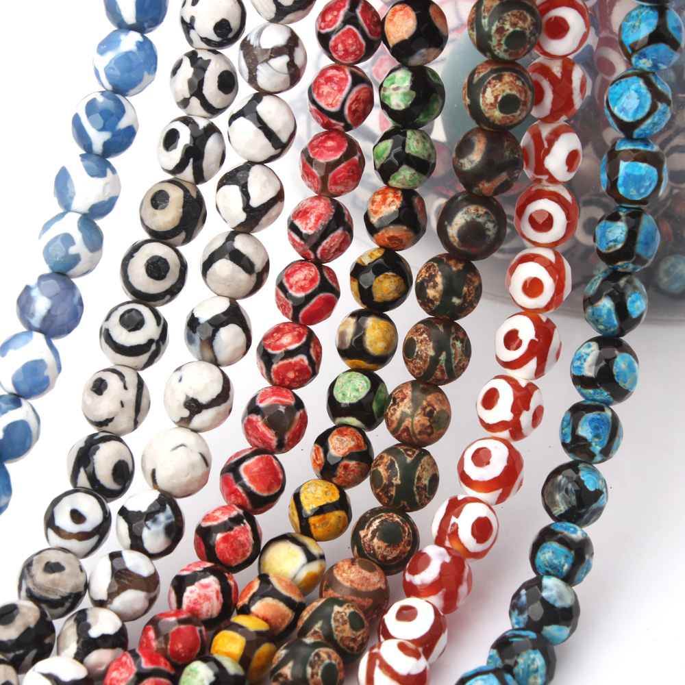 8MM/String Natural Stone Facet - Jewelry Making With Stones ulasan dan harga