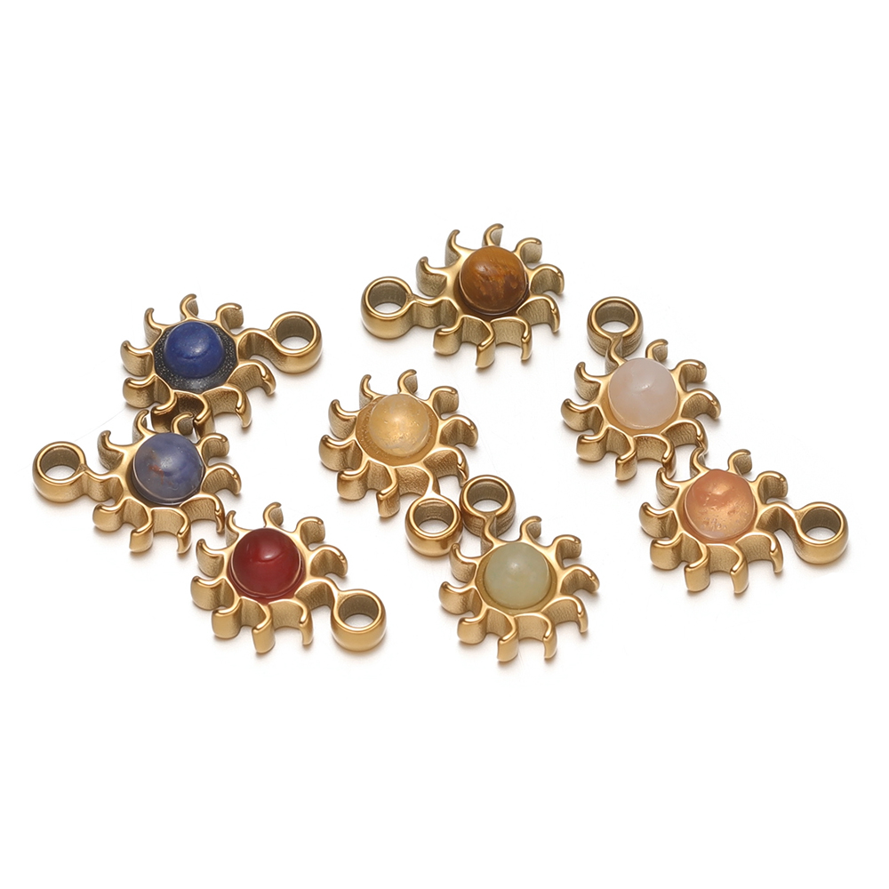 5pcs Stainless Steel Small 8mm - Jewelry Making With Stones ulasan dan harga