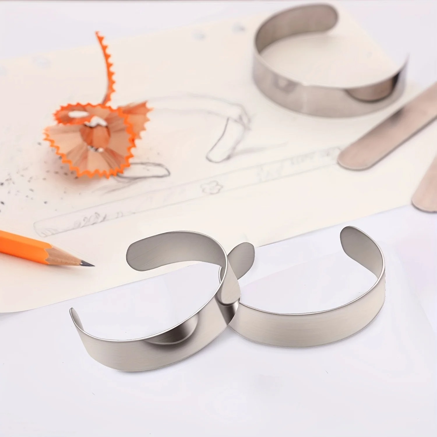5Pcs Bracelet Blanks for Metal - Making Custom Jewelry ulasan dan harga