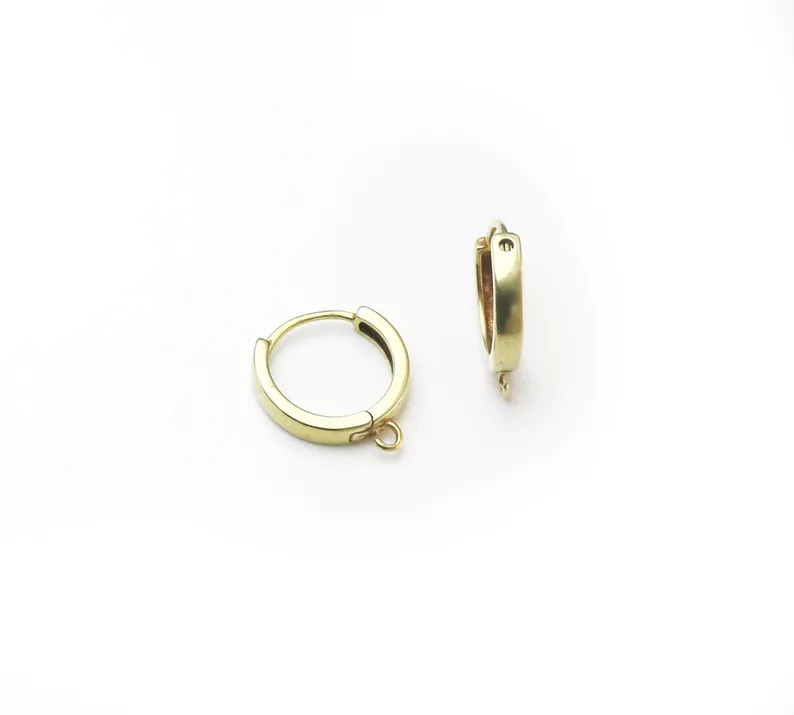 10pcs Brass Ear Hoops, Leverba - Jewelry Making Hoops ulasan dan harga