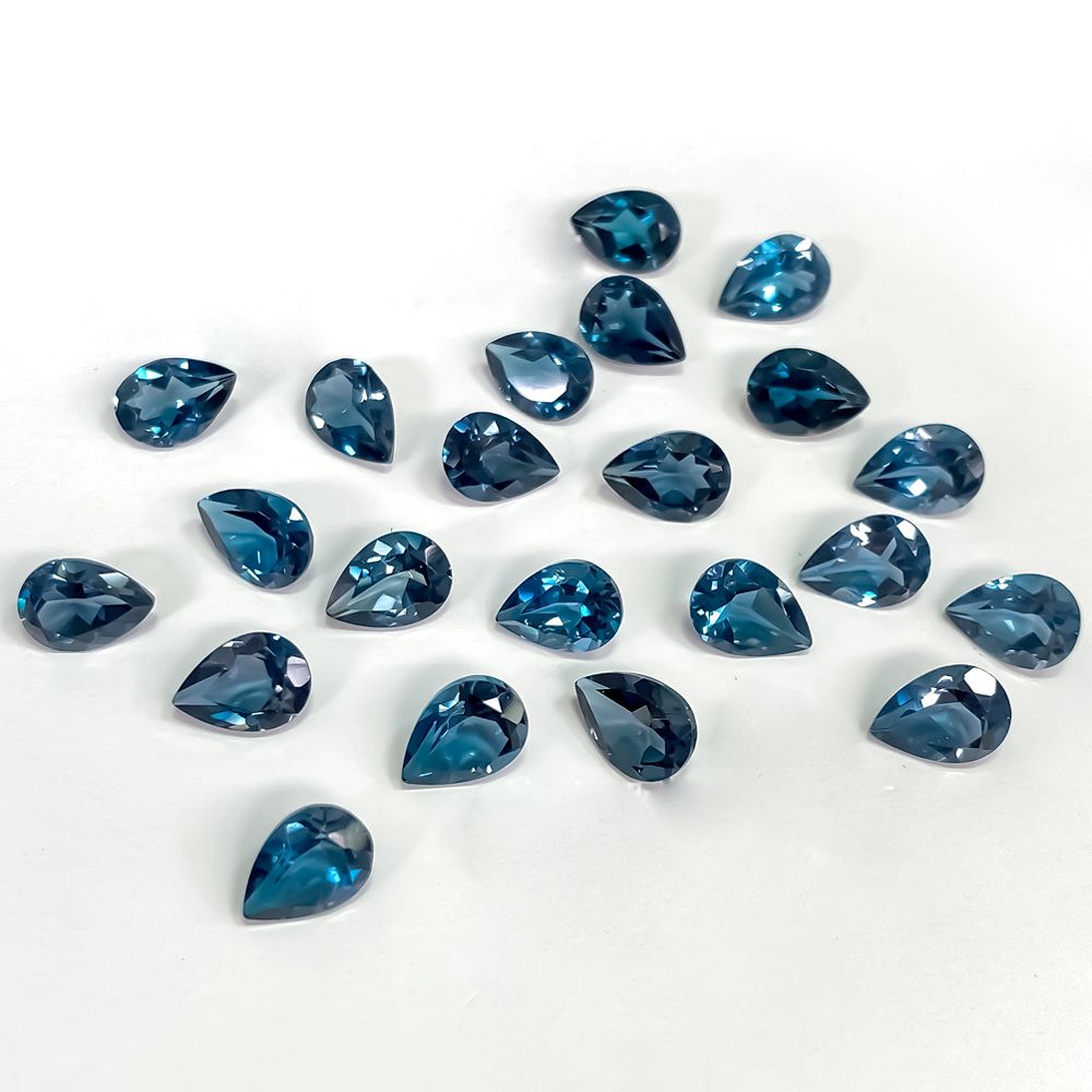 20pcs Real Natural Stone Pear  - Jewelry Making In London ulasan dan harga