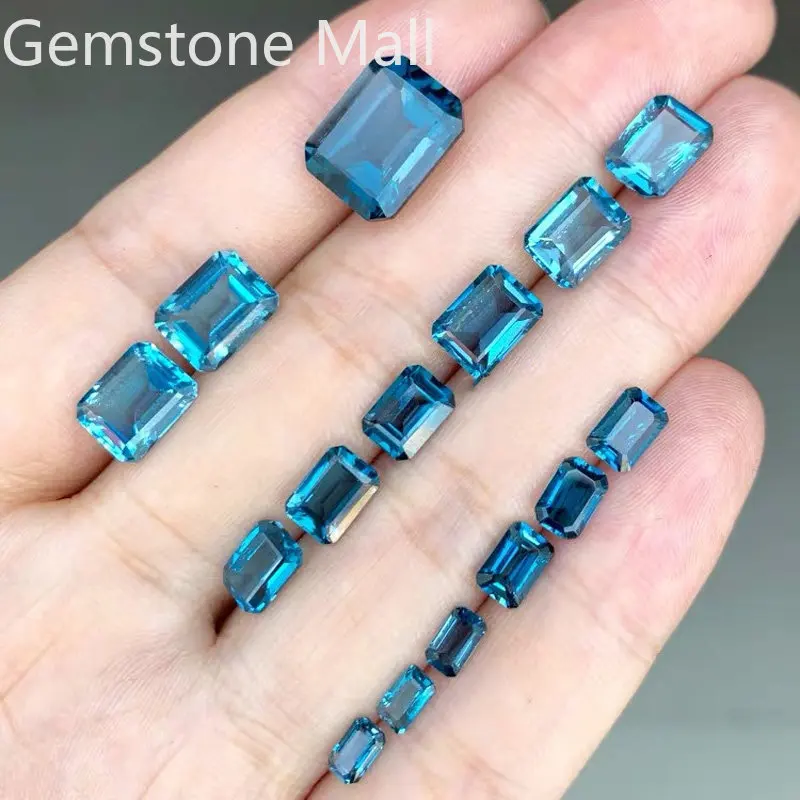 Emerald Cut Natural Topaz 4mm* - Jewelry Making In London ulasan dan harga
