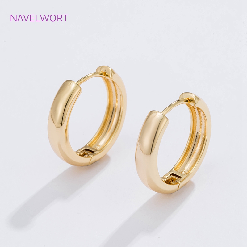 6 Sizes Gold Plated Circle Hoo - Jewelry Making Hoops ulasan dan harga