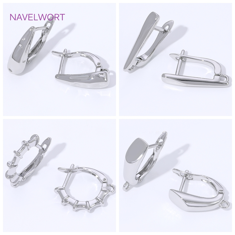18K Gold Plated Smooth Earring - Jewelry Making Pieces ulasan dan harga