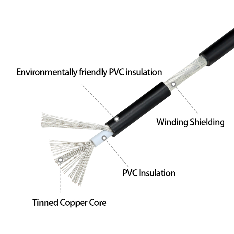1~10M UL1185 PVC Shielded Wire - Wire 22 Gauge Copper ulasan dan harga