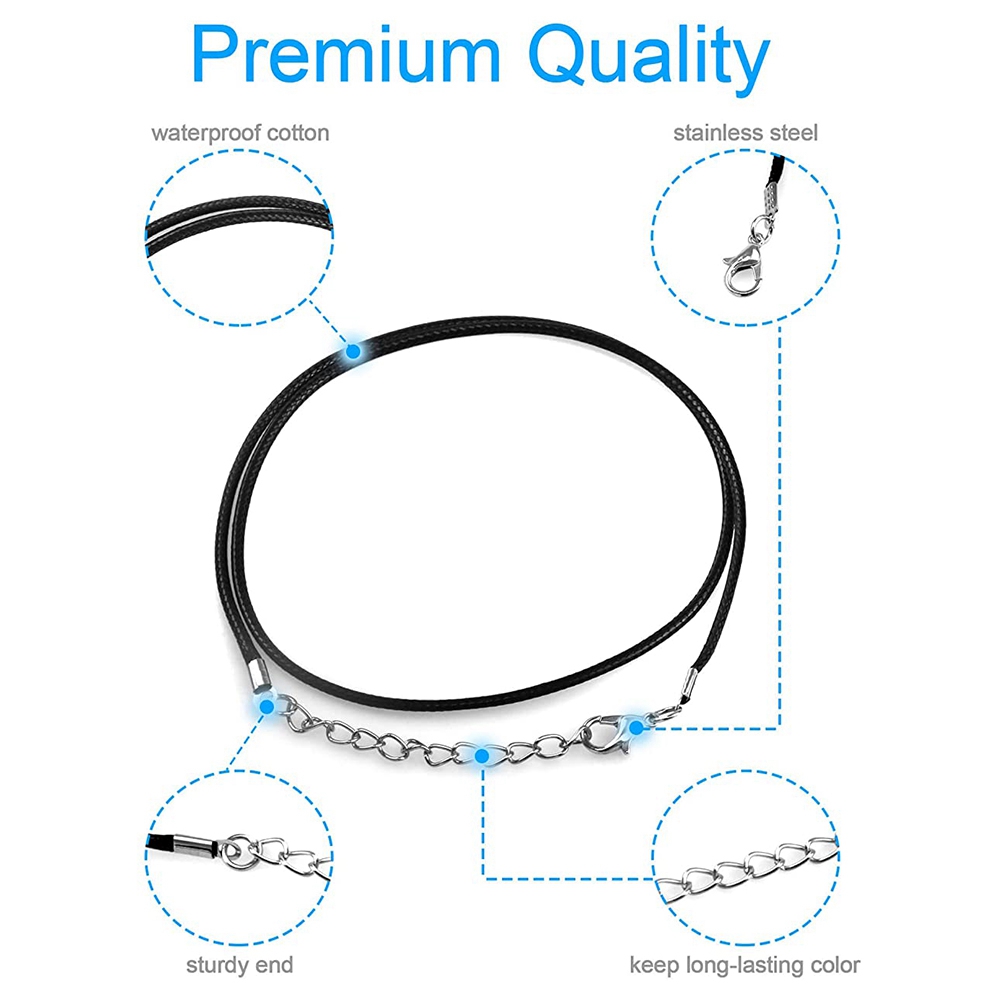 ABQR 24PCS Cord Necklace, 20 i - Jewelry Making Necklaces ulasan dan harga