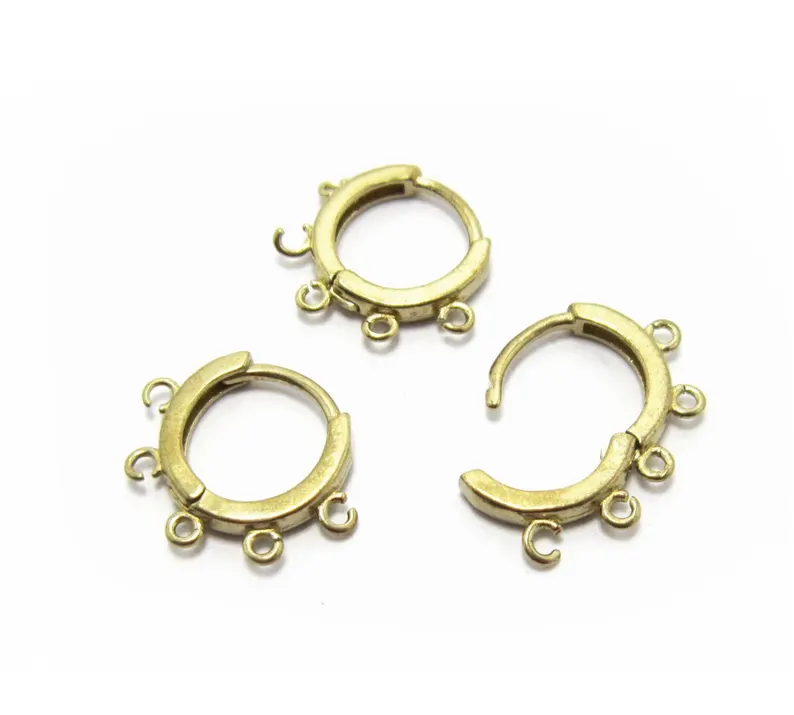 10pcs Brass Ear Hoops, Leverba - Jewelry Making Hoops ulasan dan harga