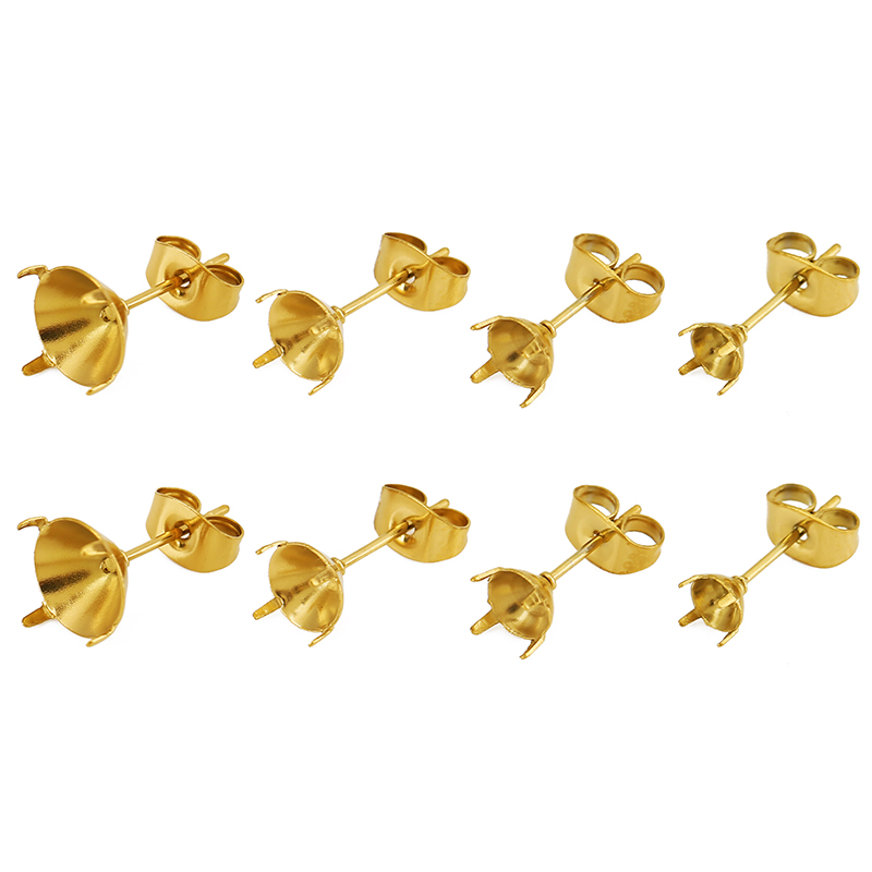 20pcs PVD Never Fade Stainless - Jewelry Making With Stones ulasan dan harga