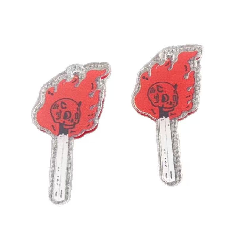 10pcs acrylic skull pendant, D - Jewelry Making Necklaces ulasan dan harga