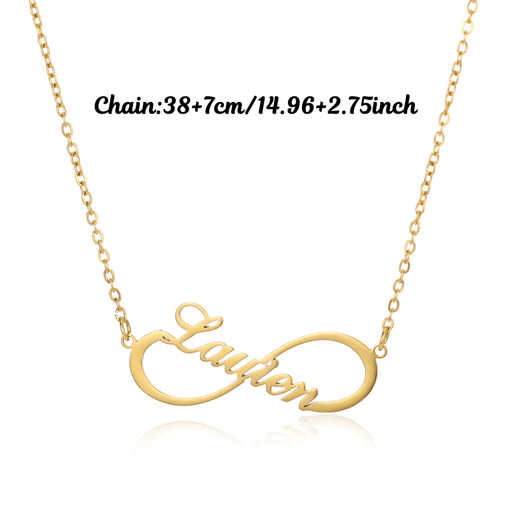 Custom Name Infinity Necklaces - Making Custom Jewelry ulasan dan harga