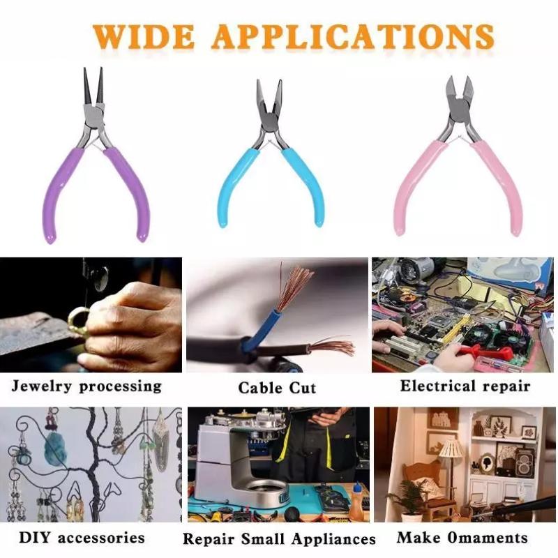 【L】1/3PCS Jewelry Making Plier - Jewelry Making Round Nose Pliers ulasan dan harga