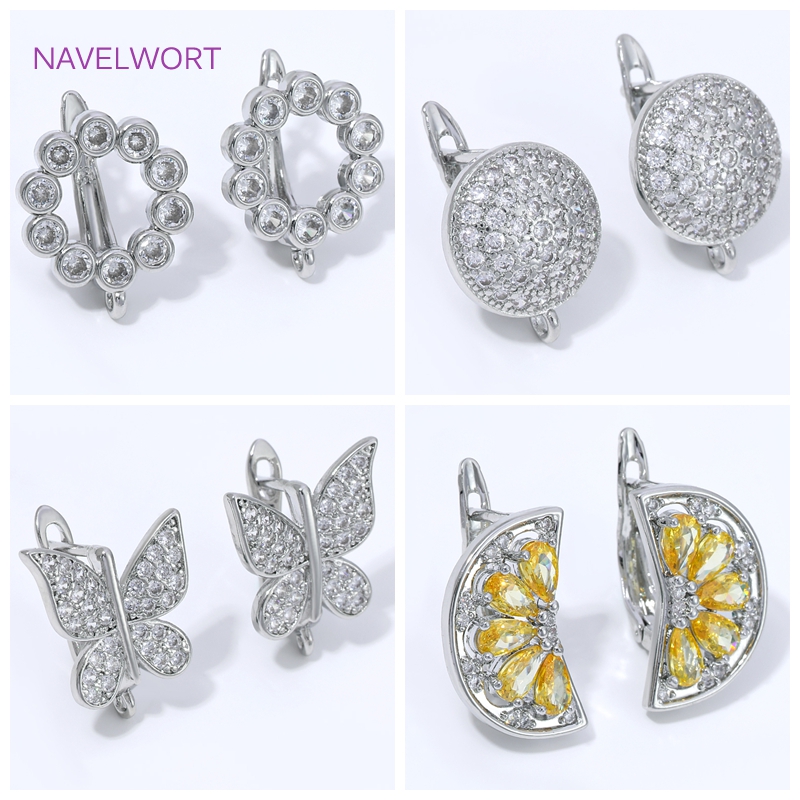 18K Gold Plated Fan Shape Flow - Jewelry Making Pieces ulasan dan harga