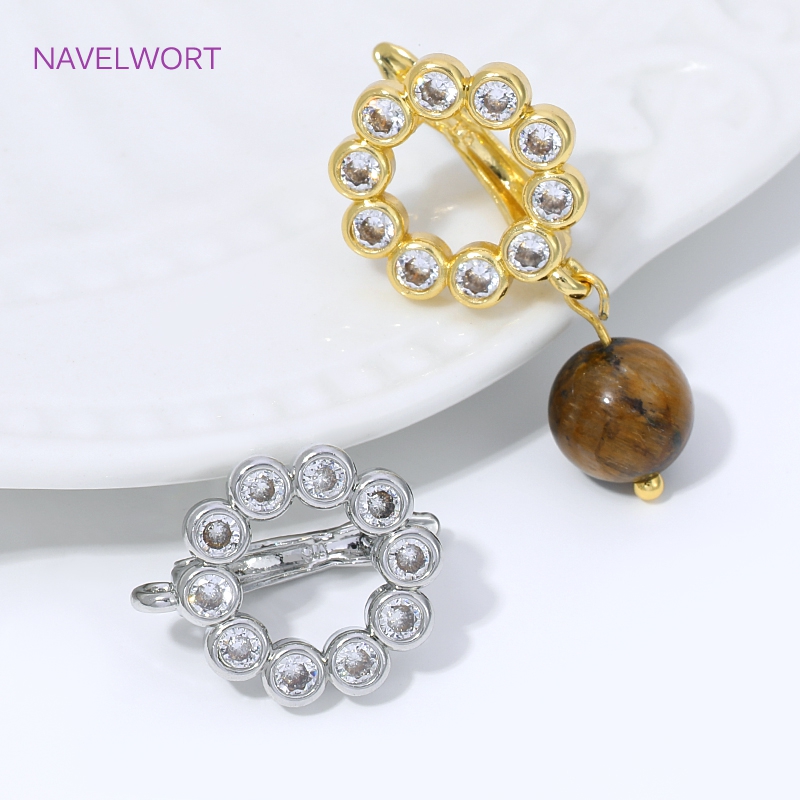 18K Gold Plated Fan Shape Flow - Jewelry Making Pieces ulasan dan harga
