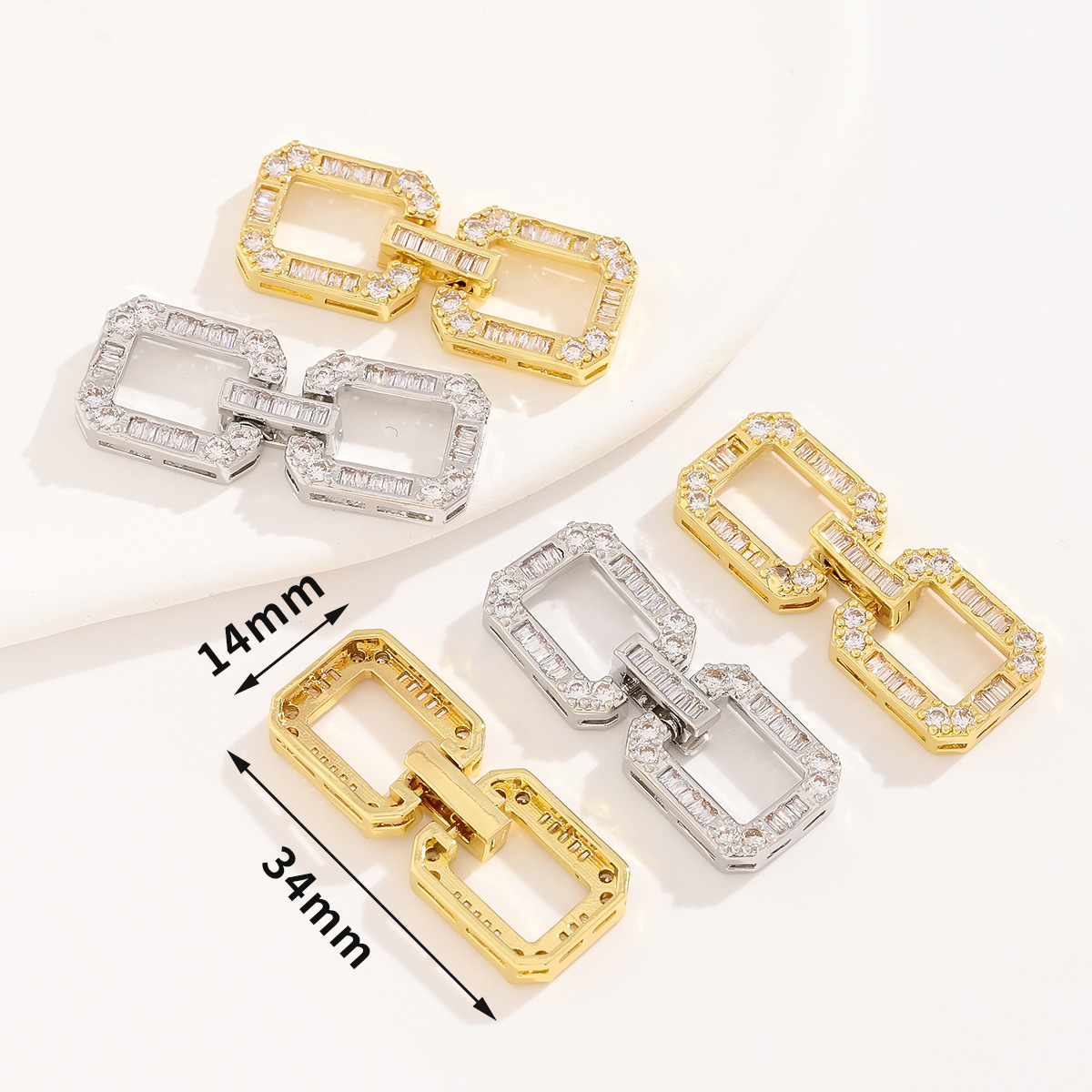 Juya 18K Gold Plated Decorativ - Jewelry Making Pieces ulasan dan harga