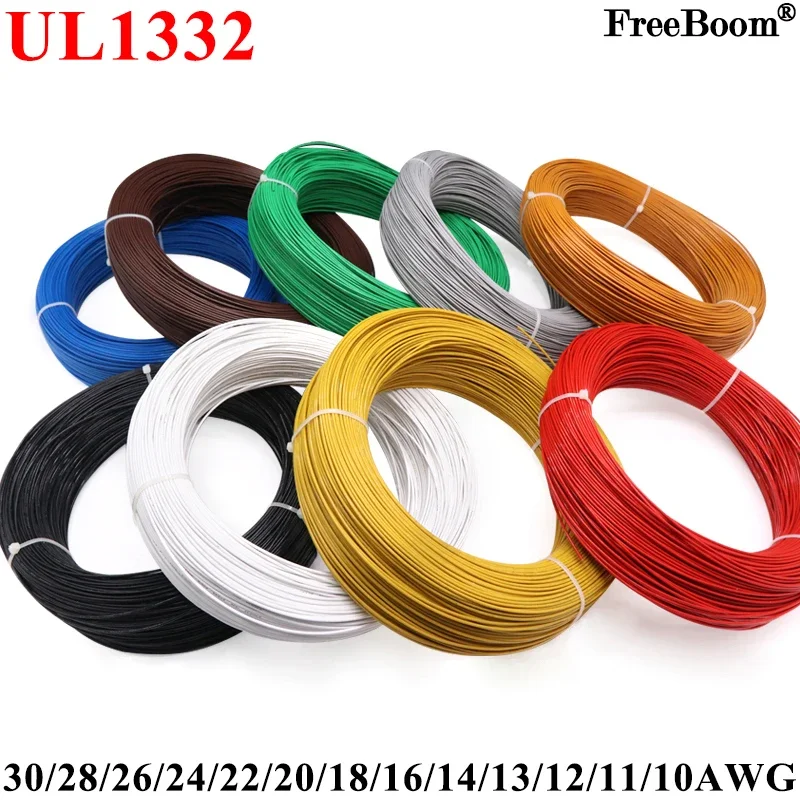 5M/10M UL1332 PTFE Wire 30/28/ - Wire 22 Gauge Copper ulasan dan harga