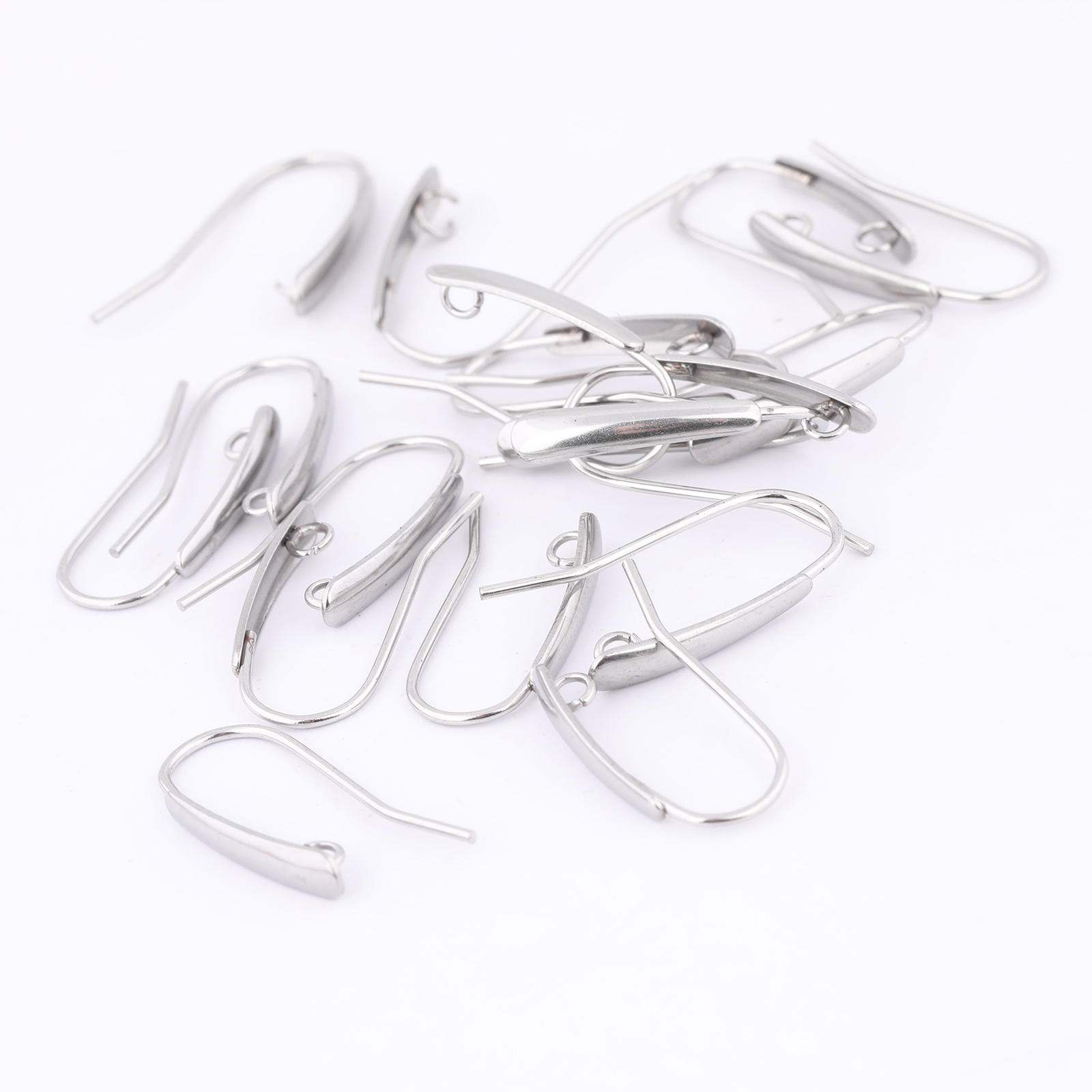 40pcs Stainless Steel Earring  - Jewelry Making Wire ulasan dan harga