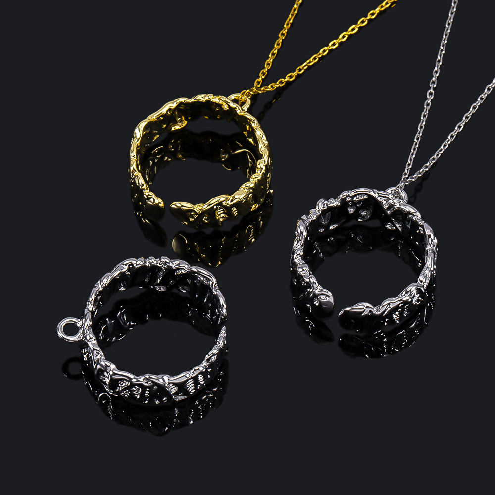 2Pcs Gold Plated Irregular Ope - Jewelry Making Materials Wholesale ulasan dan harga