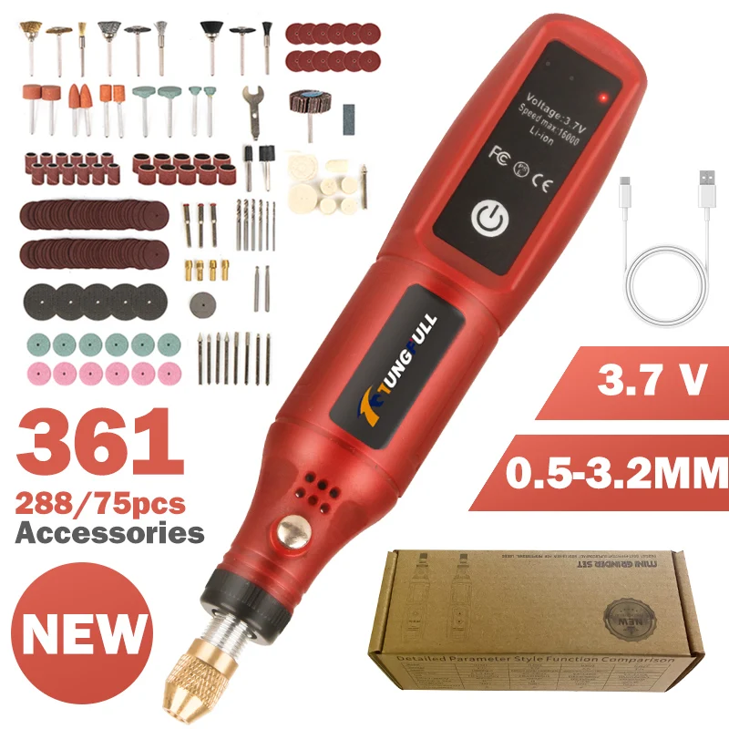 USB Rechargeable Cordless Engr - Jewelry Making Drill ulasan dan harga