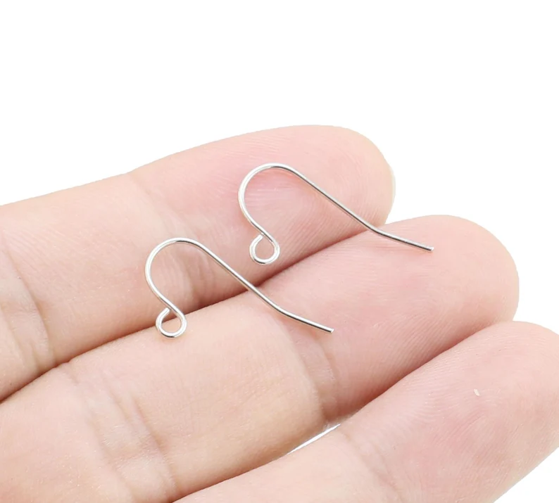 50pcs French Ear Wires, Simple - Jewelry Making Wire ulasan dan harga