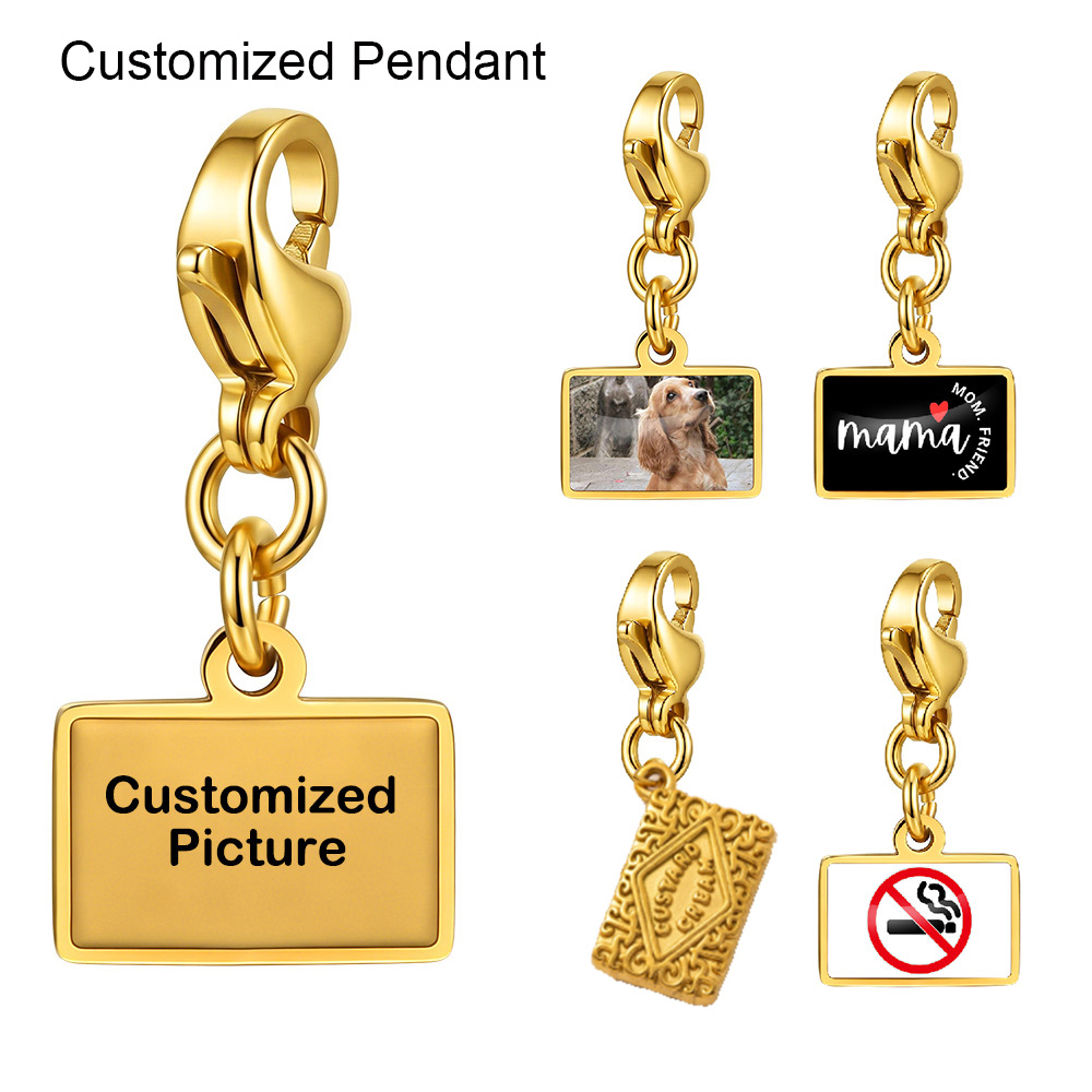 Fashion Square Customized Pend - Making Custom Jewelry ulasan dan harga