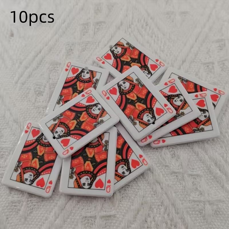10pcs acrylic double-sided sim - Jewelry Making Necklaces ulasan dan harga