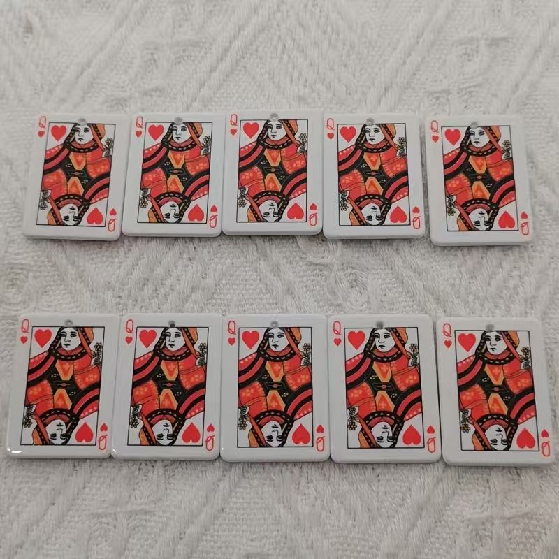 10pcs acrylic double-sided sim - Jewelry Making Necklaces ulasan dan harga