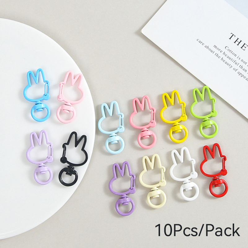 Unique 10Pcs/Pack Rabbit Buckl - Jewelry Making Hoops ulasan dan harga