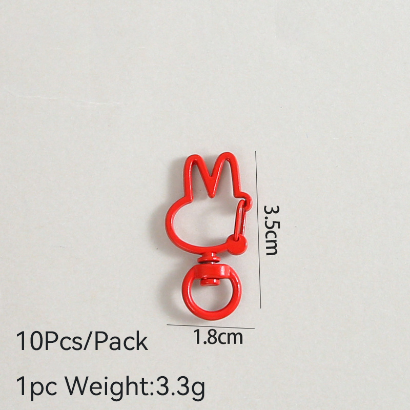 Unique 10Pcs/Pack Rabbit Buckl - Jewelry Making Hoops ulasan dan harga