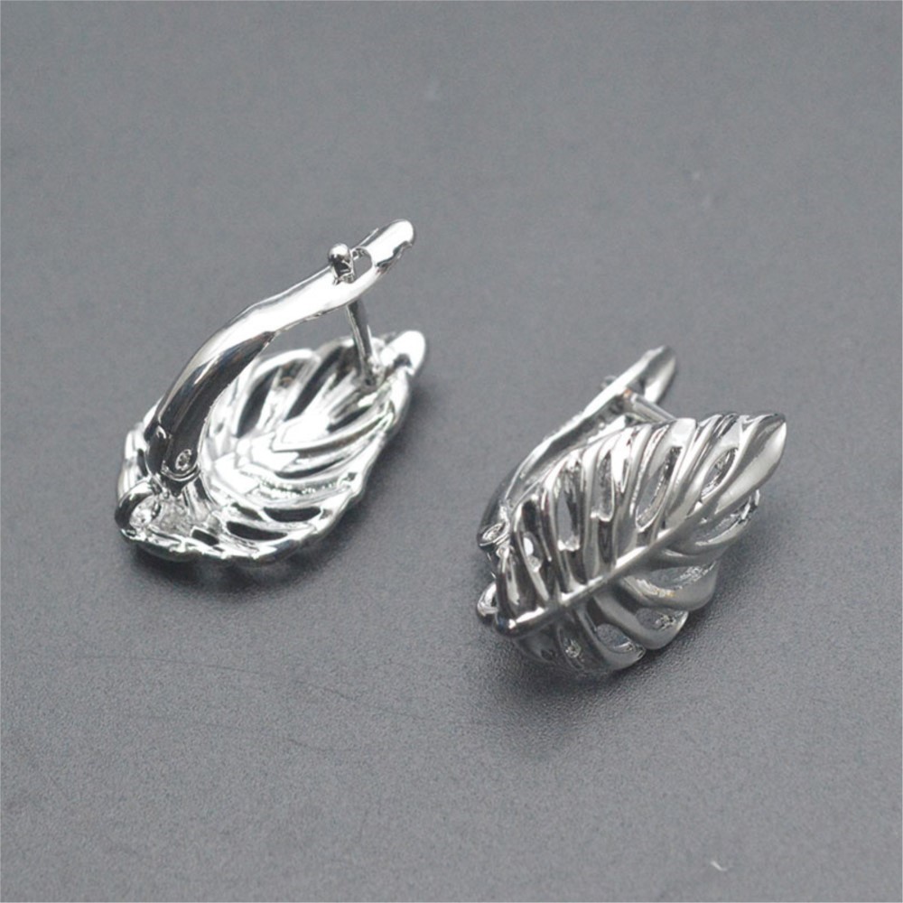 1/2Pcs 18K Gold Plated Brass L - Jewelry Making Hoops ulasan dan harga