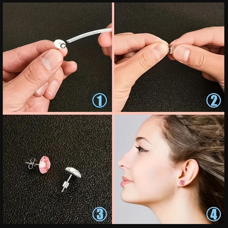 1 Set Box Ear Hook Single Loop - Jewelry Making Materials Wholesale ulasan dan harga