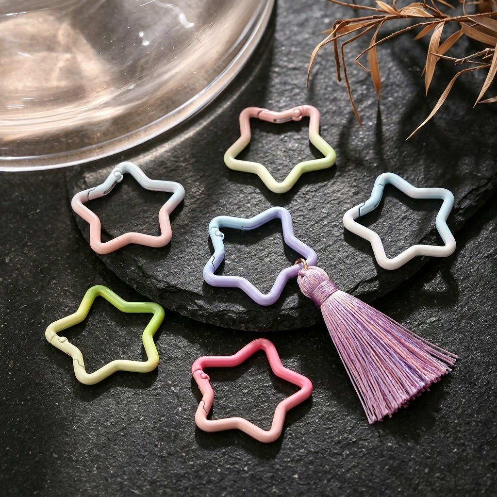 5PCS Gradient Star Shape Sprin - Jewelry Making Equipment ulasan dan harga